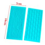 6pcs/set Tree Bark Pattern Fondant Cake Mould Baking Chocolate Mold Decor Craft - Image 7