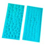 6pcs/set Tree Bark Pattern Fondant Cake Mould Baking Chocolate Mold Decor Craft - Image 4