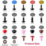 752X Plastic Safety Eyes For Teddy Bear Doll Toy Animal Felting DIY Accessories - Image 6