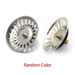 AU Stainless Steel Kitchen Sink Strainer Plug Waste Drain Stopper Filter A++ - Image 4