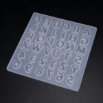 Alphabet Number Letters Silicone Pendant Mold Resin Mould Casting + 100x Keyring - Image 6