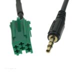 Auto Aux 3.5mm Audio Cable Portable Plug Stereo Modification For Renault Clio - Image 2