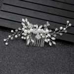 Bridal Headpieces Crystal Wedding Accessories White Jewelry Hair Comb Party AU - Image 4