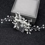 Bridal Headpieces Crystal Wedding Accessories White Jewelry Hair Comb Party AU - Image 6