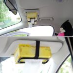 Car Tissue Holder Auto Elastic Belt Sun Visor Napkin Box Back Seat Rack Paper AU - Image 4