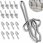 Curtain Gathering Hook 28mm Pencil Pleat Small Gather Metal Gather Hooks 120pcs - Image 4