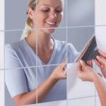 DIY Home Decor Mirror Tiles Wall Sticker Square Self Adhesive Stick-On Art - Image 7
