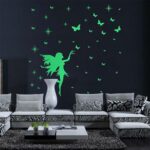 Fairy Star Butterfly Wall Sticker Removable Decal Decor Glow In The Dark Bedroom - Image 3