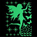 Fairy Star Butterfly Wall Sticker Removable Decal Decor Glow In The Dark Bedroom - Image 2