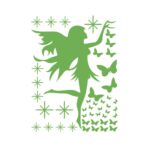 Fairy Star Butterfly Wall Sticker Removable Decal Decor Glow In The Dark Bedroom - Image 4