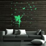 Fairy Star Butterfly Wall Sticker Removable Decal Decor Glow In The Dark Bedroom - Image 7