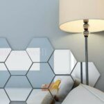 Hexagon Mirror Bathroom Tile Wall Stickers Decal Home Decor Self Adhesive - Image 5