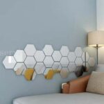 Hexagon Mirror Bathroom Tile Wall Stickers Decal Home Decor Self Adhesive - Image 6