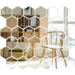 Hexagon Mirror Bathroom Tile Wall Stickers Decal Home Decor Self Adhesive - Image 7