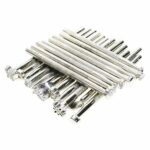 Leather Craft Tools, Hand Sewing Stitching Leather DIY Stamping Working Kit Set - Image 3