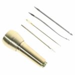Leather Craft Tools, Hand Sewing Stitching Leather DIY Stamping Working Kit Set - Image 7