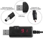 NEW USB DC 5V to DC 9V or 12V Boost Step up Module Converter Charger Cable - Image 3