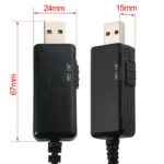 NEW USB DC 5V to DC 9V or 12V Boost Step up Module Converter Charger Cable - Image 4