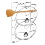 Pan Lid Holder Storage Rack Wall Mount Pot Cover Organizer Kitchen Accessories - Image 4