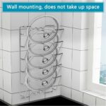 Pan Lid Holder Storage Rack Wall Mount Pot Cover Organizer Kitchen Accessories - Image 3