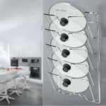 Pan Lid Holder Storage Rack Wall Mount Pot Cover Organizer Kitchen Accessories - Image 5