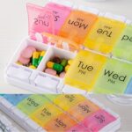 Pill Box 7 Day Weekly Tablet Organizer Storage Medicine Dispenser Container Case - Image 2