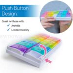 Pill Box 7 Day Weekly Tablet Organizer Storage Medicine Dispenser Container Case - Image 6