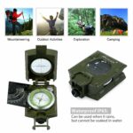 Pocket Military Metal Sighting Compass Inclinometer Camping Hiking Professional - Image 5