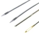 Portable Leather Shoes Tent Sewing Awl Hand Stitcher Taper Craft Needle Kit art - Image 4