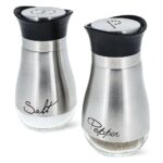 Salt and Pepper Shakers Set 2 PCS Premium Stainless Steel - Image 4