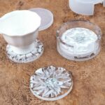 Silicone Coaster Mat Storage Holder Set Resin Casting Mold Epoxy Mould Craft AU - Image 5