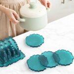 Silicone Coaster Mat Storage Holder Set DIY Resin Casting Mold Epoxy Mould Tools - Image 7