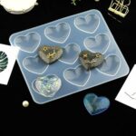 Silicone Pendant Mold Heart Necklace Jewelry Resin Mould Casting Craft DIY Tool - Image 7