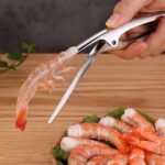 Stainless Steel Kitchen Tool Shrimp A Creative Deveiner Peel Device Prawn Peeler - Image 4