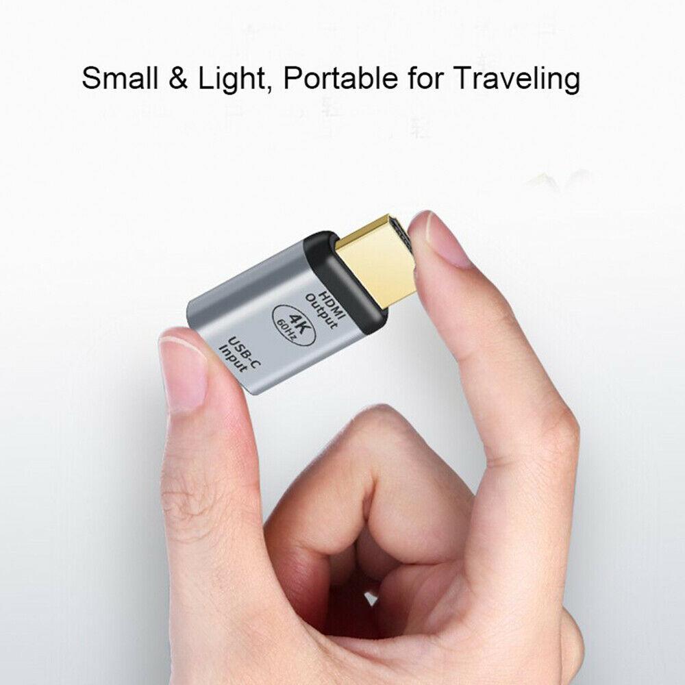 USB-C Type C Female To HDMI 2.0 Male Adapter 4K@60HZ Video USB 3.1 Gen 2 Connect - Image 3