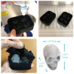 Whiskey Silicon Ice Cube Maker Mold Mould 3D Skull Brick Christmas Party Tray AU - Image 6