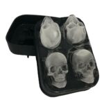 Whiskey Silicon Ice Cube Maker Mold Mould 3D Skull Brick Christmas Party Tray AU - Image 7