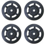 4pcs Universal 95mm plastic Bearing Pulley Wheel for Gym Fitness Equipment