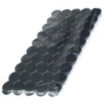 100 pairs Black 20mm (100 Hook, 100 Loop) Adhesive Stick On Coins Dots AU