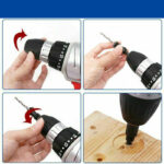 4pcs Screw Countersink Bit Set Pilot Holre Drill Metal Plastic Wood Hex Shank AU