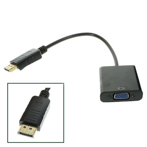 Displayport Display Port DP Male to VGA Female Video Converter Adapter Cable