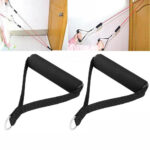 2x Pulldown Tricep Rope Cable Handle V Bar Dip Resistance Multi-Gym Training