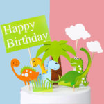 11pcs Dinosaurs Cake Topper Jurassic Park Dinosaur Birthday Party Cupcake Topper