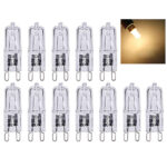 2pcs 25W G9 Warm White Halogen Oven Dimmable Bi-Pin Light Bulb 220-240V 2000hr