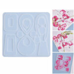Silicone Earring Pendant Jewelry Mold Resin Casting Craft Mould DIY Epoxy Making