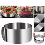 Cake Mold Round Adjustable Stainless Steel Baking Cake Ring For Mousse 6cm-12cm