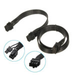 5× PCI-E 8pin To Dual 6/8pin PCIE PCI Express GPU Power Adapter Splitter Cable