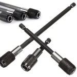 3x Screwdriver Kit Extension Quick Release 1/4 Hex Shank Holder Drill Bit Set