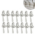 Curtain Gathering Hook 28mm Pencil Pleat Small Gather Metal Gather Hooks 120pcs