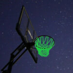 Glow In The Dark Fluorescence Light Up Basketball Net Basketball Hoop Shoot